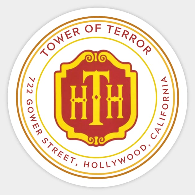 tower of terror Sticker by broadwaymae